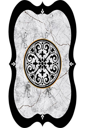 Dijital Baskı Yıkanabilir Kaymaz Taban Salon Halısı Ve Yolluk RVG0679-SM51