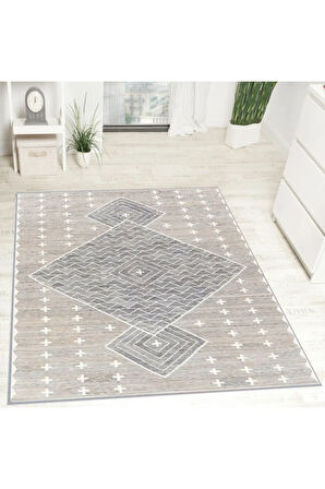 Dijital Baskı Yıkanabilir Kaymaz Taban Salon Halısı Ve Yolluk RVG0727