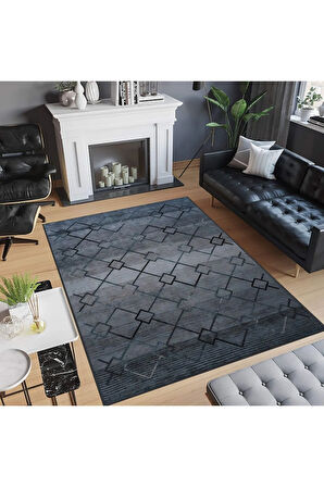 Dijital Baskı Yıkanabilir Kaymaz Taban Salon Halısı Ve Yolluk RVG0730