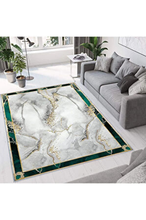 Dijital Baskı Yıkanabilir Kaymaz Taban Salon Halısı Ve Yolluk RVG0738