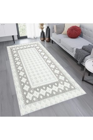 Dijital Baskı Yıkanabilir Kaymaz Taban Salon Halısı Ve Yolluk RVG0754