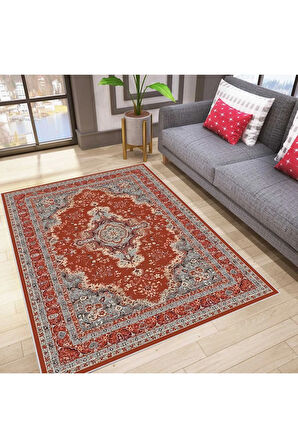 Dijital Baskı Yıkanabilir Kaymaz Taban Salon Halısı Ve Yolluk RVG0784