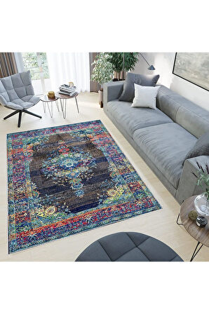 Dijital Baskı Yıkanabilir Kaymaz Taban Salon Halısı Ve Yolluk RVG0790