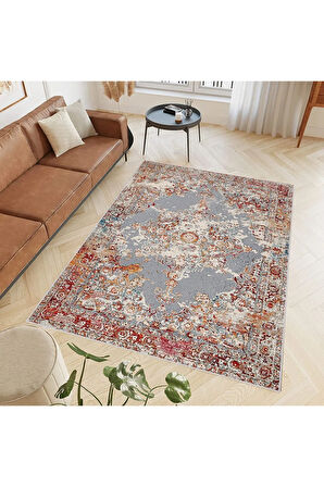 Dijital Baskı Yıkanabilir Kaymaz Taban Salon Halısı Ve Yolluk RVG0793