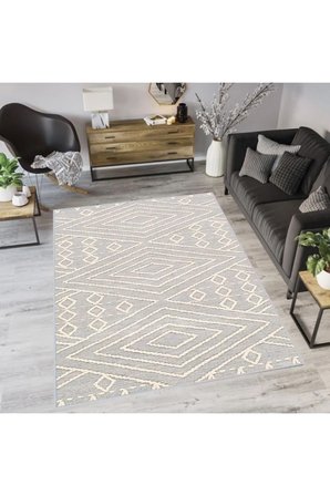 Dijital Baskı Yıkanabilir Kaymaz Taban Salon Halısı Ve Yolluk RVG1054