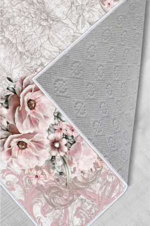 Dijital Baskı Yıkanabilir Kaymaz Taban Salon Halısı Ve Yolluk RVG1104