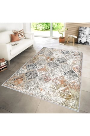 Dijital Baskı Yıkanabilir Kaymaz Taban Salon Halısı Ve Yolluk RVG1115