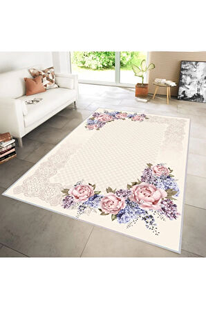 Dijital Baskı Yıkanabilir Kaymaz Taban Salon Halısı Ve Yolluk RVG1119