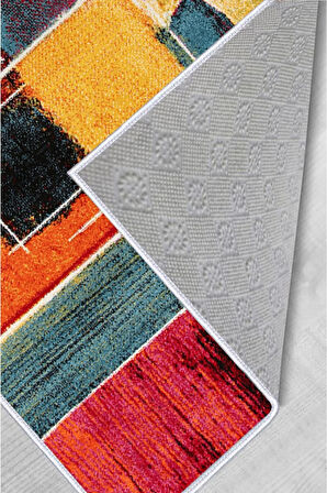 Dijital Baskı Yıkanabilir Kaymaz Taban Salon Halısı Ve Yolluk RVG1133