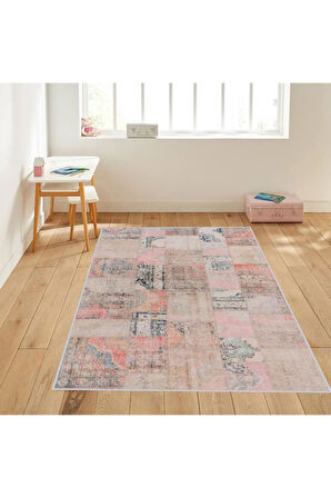 Dijital Baskı Yıkanabilir Kaymaz Taban Salon Halısı Ve Yolluk RVG1141