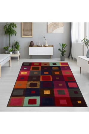 Dijital Baskı Yıkanabilir Kaymaz Taban Salon Halısı Ve Yolluk RVG1154