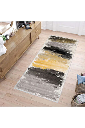 Dijital Baskı Yıkanabilir Kaymaz Taban Salon Halısı Ve Yolluk RVG1161