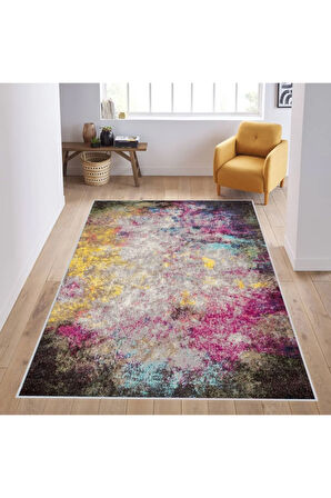 Dijital Baskı Yıkanabilir Kaymaz Taban Salon Halısı Ve Yolluk RVG1165