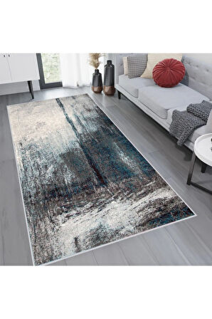 Dijital Baskı Yıkanabilir Kaymaz Taban Salon Halısı Ve Yolluk RVG1166