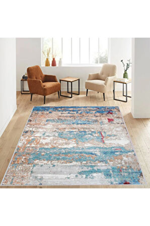 Dijital Baskı Yıkanabilir Kaymaz Taban Salon Halısı Ve Yolluk RVG1173