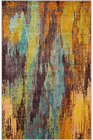 Dijital Baskı Yıkanabilir Kaymaz Taban Salon Halısı Ve Yolluk RVG1174