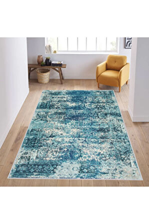 Dijital Baskı Yıkanabilir Kaymaz Taban Salon Halısı Ve Yolluk RVG1175
