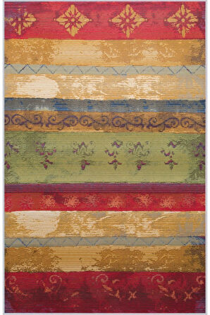 Dijital Baskı Yıkanabilir Kaymaz Taban Salon Halısı Ve Yolluk RVG1218