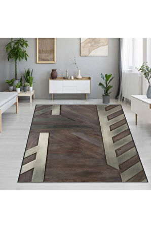 Dijital Baskı Yıkanabilir Kaymaz Taban Salon Halısı Ve Yolluk RVG1243