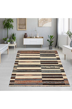 Dijital Baskı Yıkanabilir Kaymaz Taban Salon Halısı Ve Yolluk RVG1246