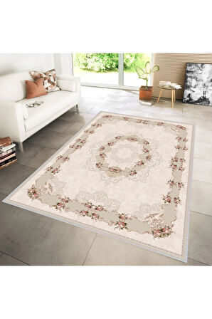 Dijital Baskı Yıkanabilir Kaymaz Taban Salon Halısı Ve Yolluk RVG1255