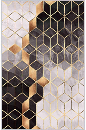 Dijital Baskı Yıkanabilir Kaymaz Taban Salon Halısı Ve Yolluk RVG1264