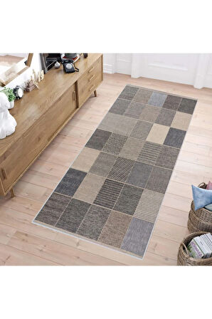 Dijital Baskı Yıkanabilir Kaymaz Taban Salon Halısı Ve Yolluk RVG1275