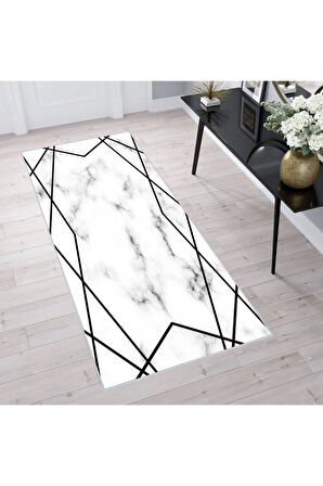 Dijital Baskı Yıkanabilir Kaymaz Taban Salon Halısı Ve Yolluk RVG1285