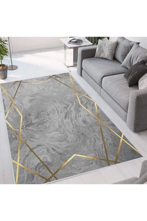 Dijital Baskı Yıkanabilir Kaymaz Taban Salon Halısı Ve Yolluk RVG1310