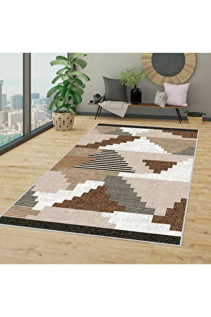 Dijital Baskı Yıkanabilir Kaymaz Taban Salon Halısı Ve Yolluk RVG1334-HT171