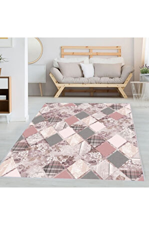 Dijital Baskı Yıkanabilir Kaymaz Taban Salon Halısı Ve Yolluk RVG1340-HT201