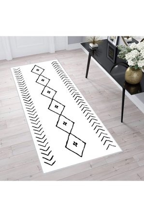 Dijital Baskı Yıkanabilir Kaymaz Taban Salon Halısı Ve Yolluk RVG1358-HT571