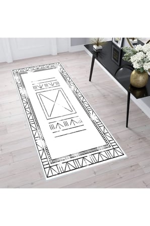 Dijital Baskı Yıkanabilir Kaymaz Taban Salon Halısı Ve Yolluk RVG1369-HY-1376