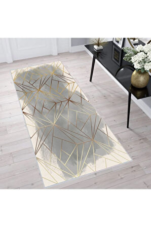 Dijital Baskı Yıkanabilir Kaymaz Taban Salon Halısı Ve Yolluk RVG1385-HT-1382