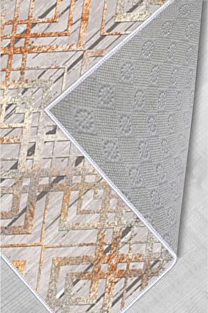 Dijital Baskı Yıkanabilir Kaymaz Taban Salon Halısı Ve Yolluk RVG1386-HT-1402
