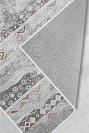 Dijital Baskı Yıkanabilir Kaymaz Taban Salon Halısı Ve Yolluk RVG1393-HT703