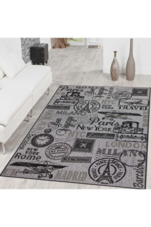 Dijital Baskı Yıkanabilir Kaymaz Taban Salon Halısı Ve Yolluk RVG1405