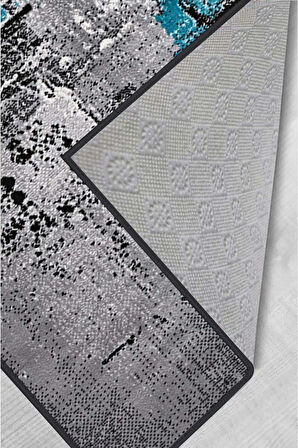 Dijital Baskı Yıkanabilir Kaymaz Taban Salon Halısı Ve Yolluk RVG1409