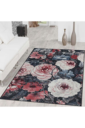 Dijital Baskı Yıkanabilir Kaymaz Taban Salon Halısı Ve Yolluk RVG1411