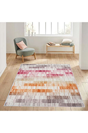 Dijital Baskı Yıkanabilir Kaymaz Taban Salon Halısı Ve Yolluk RVG1431