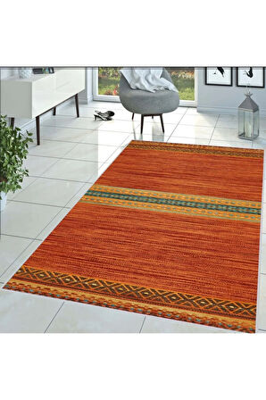 Dijital Baskı Yıkanabilir Kaymaz Taban Salon Halısı Ve Yolluk RVG1434