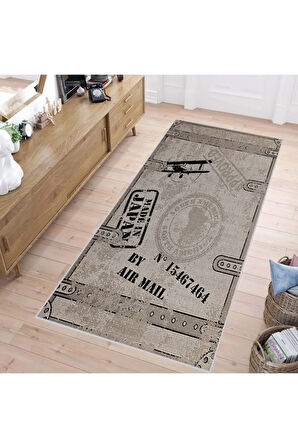Dijital Baskı Yıkanabilir Kaymaz Taban Salon Halısı Ve Yolluk RVG1443