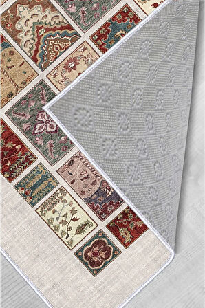 Dijital Baskı Yıkanabilir Kaymaz Taban Salon Halısı Ve Yolluk RVG1479