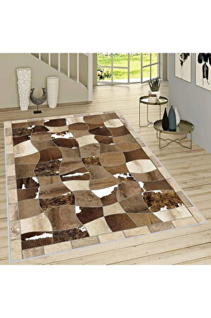 Dijital Baskı Yıkanabilir Kaymaz Taban Salon Halısı Ve Yolluk RVG1515-HT1225