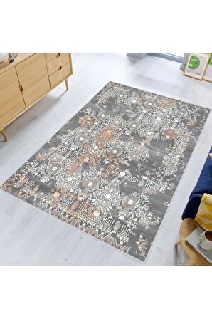 Dijital Baskı Yıkanabilir Kaymaz Taban Salon Halısı Ve Yolluk RVG1518-HY945