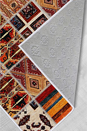 Dijital Baskı Yıkanabilir Kaymaz Taban Salon Halısı Ve Yolluk RVG1530-HT1518