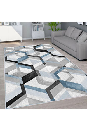 Dijital Baskı Yıkanabilir Kaymaz Taban Salon Halısı Rvg1556-ht175