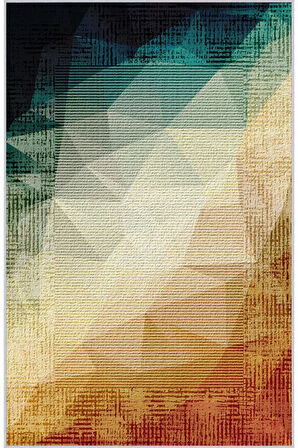 Dijital Baskı Yıkanabilir Kaymaz Taban Salon Halısı Ve Yolluk RVG1607