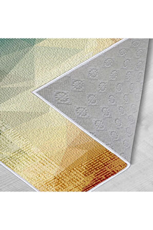 Dijital Baskı Yıkanabilir Kaymaz Taban Salon Halısı Ve Yolluk RVG1607