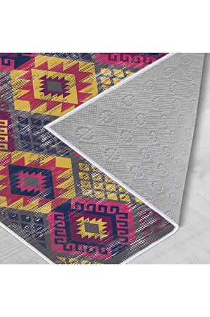 Dijital Baskı Yıkanabilir Kaymaz Taban Salon Halısı Ve Yolluk RVG1617